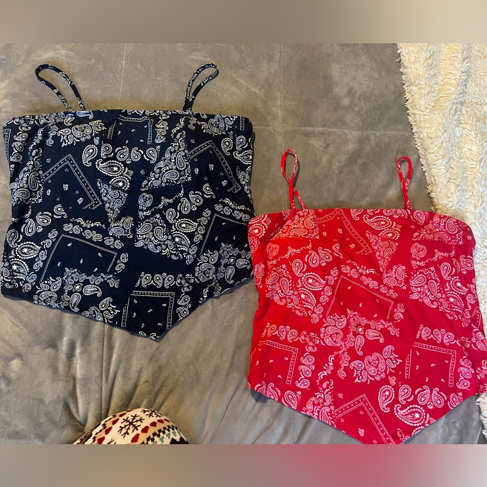 Bandana Crop Tops